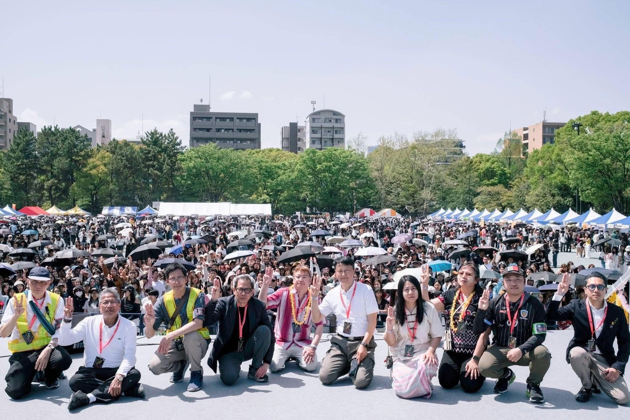 ミャンマー春のお正⽉祭り 2026《東京》に参加した様子